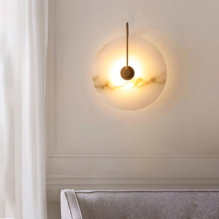 Alabaster LED Wall Sconce – A Touch of Elegance and Serenity in Illumination