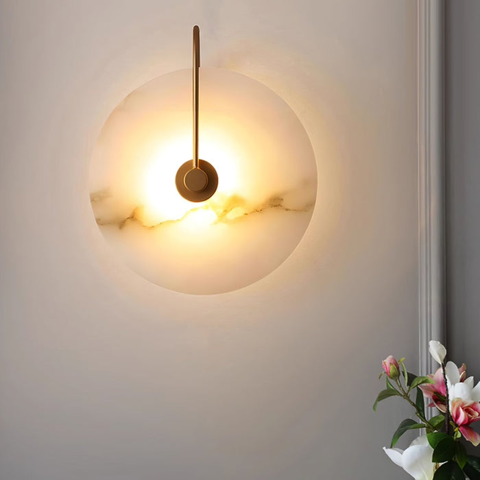 Alabaster LED Wall Sconce – A Touch of Elegance and Serenity in Illumination