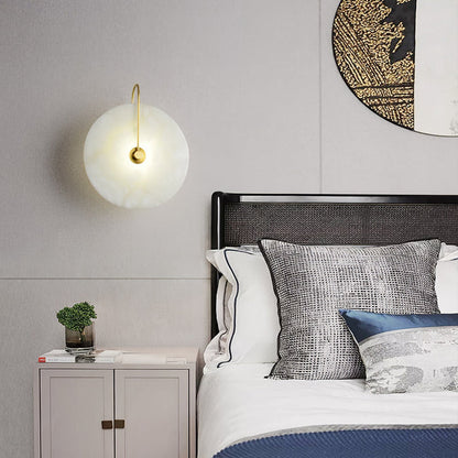 Alabaster LED Wall Sconce – A Touch of Elegance and Serenity in Illumination