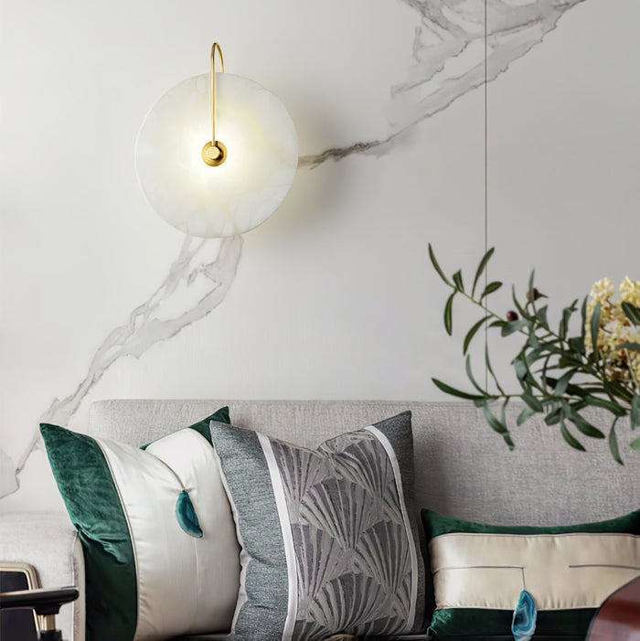 Alabaster LED Wall Sconce – A Touch of Elegance and Serenity in Illumination